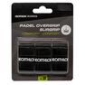 KUIKMA - Unique Size Padel Overgrip Comfort Tri-Pack, Black KUIKMA - Unique Size Padel Overgrip Comfort Tri-Pack, Black