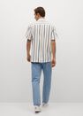 Mango - white Striped flowy shirt Mango - white Striped flowy shirt