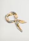 Mango - Turquoise - Aqua Organic Cotton Scarf, Women Mango - Turquoise - Aqua Organic Cotton Scarf, Women