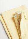 Mango - Yellow Frayed Hem Culotte Jeans, Kids Girl Mango - Yellow Frayed Hem Culotte Jeans, Kids Girl