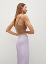 Mango - lt-pastel purple Pleated skirt with belt Mango - lt-pastel purple Pleated skirt with belt