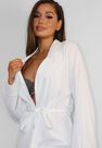Missguided - White Waffle Dressing Gown Missguided - White Waffle Dressing Gown