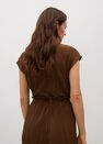 Mango - brown Pleated top Mango - brown Pleated top