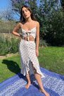 Urban Outfitters - Red UO Luni Dotted Maxi Skirt Urban Outfitters - Red UO Luni Dotted Maxi Skirt