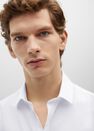 Mango - white Slim fit cotton shirt Mango - white Slim fit cotton shirt