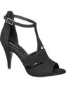 Graceland - Black Open Toes Heels, Women Graceland - Black Open Toes Heels, Women