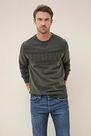 Salsa Jeans - Gray Sweater with آ´PRESERVEآ´ print Salsa Jeans - Gray Sweater with آ´PRESERVEآ´ print