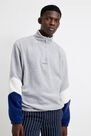 Urban Outfitters - Grey Iets Frans' Polar Fleece Quarter-Zip Mock Neck Sweatshirt Urban Outfitters - Grey Iets Frans' Polar Fleece Quarter-Zip Mock Neck Sweatshirt