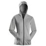 FORCLAZ - Large Women's 3 in 1 trekking travel jacket TRAVEL 100, Carbon Grey FORCLAZ - Large Women's 3 in 1 trekking travel jacket TRAVEL 100, Carbon Grey