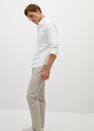 Mango - white Slim fit modal cotton shirt Mango - white Slim fit modal cotton shirt