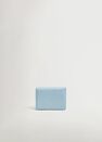 Mango - lt-pastel blue Croc-effect wallet Mango - lt-pastel blue Croc-effect wallet