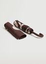 Mango - dark red Polka-dot folding umbrella, Women Mango - dark red Polka-dot folding umbrella, Women