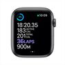 APPLE - Apple Watch Series 6 GPS 40mm Space Grey Aluminium Case with Black Sport Band APPLE - Apple Watch Series 6 GPS 40mm Space Grey Aluminium Case with Black Sport Band