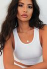 Missguided - 2 Row Gold Disc Pendant Missguided - 2 Row Gold Disc Pendant