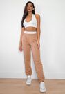 Missguided - Camel Missguided Script Tape Loungewear Joggers Missguided - Camel Missguided Script Tape Loungewear Joggers