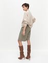 Reserved - Wide leg Bermuda shorts - Khaki Reserved - Wide leg Bermuda shorts - Khaki