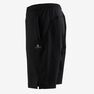 DOMYOS - 8-9Y S500 Boys' Gym Breathable Synthetic Shorts - Whale Grey DOMYOS - 8-9Y S500 Boys' Gym Breathable Synthetic Shorts - Whale Grey