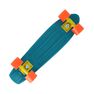 OXELO - Yamba cruiser skateboard - coral blue, Unique Size OXELO - Yamba cruiser skateboard - coral blue, Unique Size