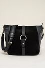 Salsa Jeans - Black Leather bag with panel Salsa Jeans - Black Leather bag with panel