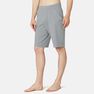 NYAMBA - M Fitness Long Stretch Cotton Shorts - Mottled Grey - Grey Blue NYAMBA - M Fitness Long Stretch Cotton Shorts - Mottled Grey - Grey Blue