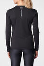 KALENJI - Run sun protect Women's jogging long-sleeved t-shirt - black, S KALENJI - Run sun protect Women's jogging long-sleeved t-shirt - black, S