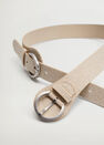 Mango - Lt-Pastel Brown Double Buckle Belt, Women Mango - Lt-Pastel Brown Double Buckle Belt, Women