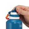 QUECHUA - Unique Size 500 Quick-Opening Aluminium 1.L Hiking Flask, Dark Blue QUECHUA - Unique Size 500 Quick-Opening Aluminium 1.L Hiking Flask, Dark Blue