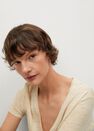 Mango - lt pastel brown 100% linen t-shirt Mango - lt pastel brown 100% linen t-shirt