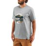 QUECHUA - XXL Techtil 100 Short-Sleeved Hiking T-Shirt - Mottled - Navy Blue QUECHUA - XXL Techtil 100 Short-Sleeved Hiking T-Shirt - Mottled - Navy Blue