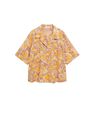 Mango - Yellow Printed Cotton Shirt, Women Mango - Yellow Printed Cotton Shirt, Women