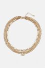 Missguided - Gold Look Multi Chain Necklace Missguided - Gold Look Multi Chain Necklace