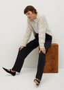 Mango - black Pleat detail trousers Mango - black Pleat detail trousers