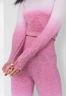 Missguided - Pink Ombre Seamless Long Sleeve Gym Top Missguided - Pink Ombre Seamless Long Sleeve Gym Top