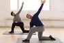 DOMYOS - Small Men's Crew Neck Pilates & Gentle Gym Sweatshirt, Galaxy Blue DOMYOS - Small Men's Crew Neck Pilates & Gentle Gym Sweatshirt, Galaxy Blue