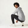 DOMYOS - Large Men's Gym Hoodie 500 - Grey Marl, Light Grey DOMYOS - Large Men's Gym Hoodie 500 - Grey Marl, Light Grey