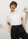 Mango - black Pleat detail trousers Mango - black Pleat detail trousers