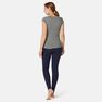 NYAMBA - XS Women's Slim T-Shirt 500 - Navy Blue NYAMBA - XS Women's Slim T-Shirt 500 - Navy Blue