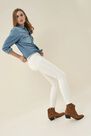Salsa Jeans - Beige Push Up Wonder capri jeans with detail on belt Salsa Jeans - Beige Push Up Wonder capri jeans with detail on belt