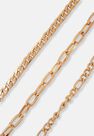 Missguided - Gold Gold Look Chain Anklets 3 Pack Missguided - Gold Gold Look Chain Anklets 3 Pack
