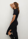 Mango - black Knitted dress with openings Mango - black Knitted dress with openings