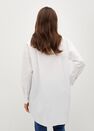 Mango - white Oversize poplin shirt Mango - white Oversize poplin shirt