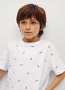 Mango - natural white Boats printed cotton T-shirt, Kids Boy Mango - natural white Boats printed cotton T-shirt, Kids Boy
