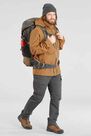 FORCLAZ - Travel 500 Men's Trekking 50 Litre Lockable Backpack - Grey, 50L FORCLAZ - Travel 500 Men's Trekking 50 Litre Lockable Backpack - Grey, 50L