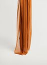 Mango - Dark brown Frayed edge scarf Mango - Dark brown Frayed edge scarf