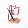 BLOCK - Block Sketch Tidy Desk Organizer Red BLOCK - Block Sketch Tidy Desk Organizer Red