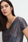 Mohito - Shiny Knit Blouse - Black Mohito - Shiny Knit Blouse - Black