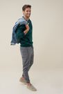 Salsa Jeans - Green Hoodie with logo Salsa Jeans - Green Hoodie with logo