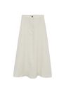 Mango - light beige 100% linen skirt Mango - light beige 100% linen skirt