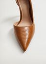 Mango - Medium Brown Asymmetric Stiletto Shoes Mango - Medium Brown Asymmetric Stiletto Shoes