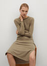 Mango - light beige Fine knitted dress Mango - light beige Fine knitted dress